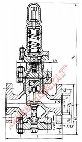 Y43H-40��Y43H-63 ���Ȍ�(d��o)����ʽ�����p���y���μ��Y(ji��)��(g��u)�ߴ�ʾ��D